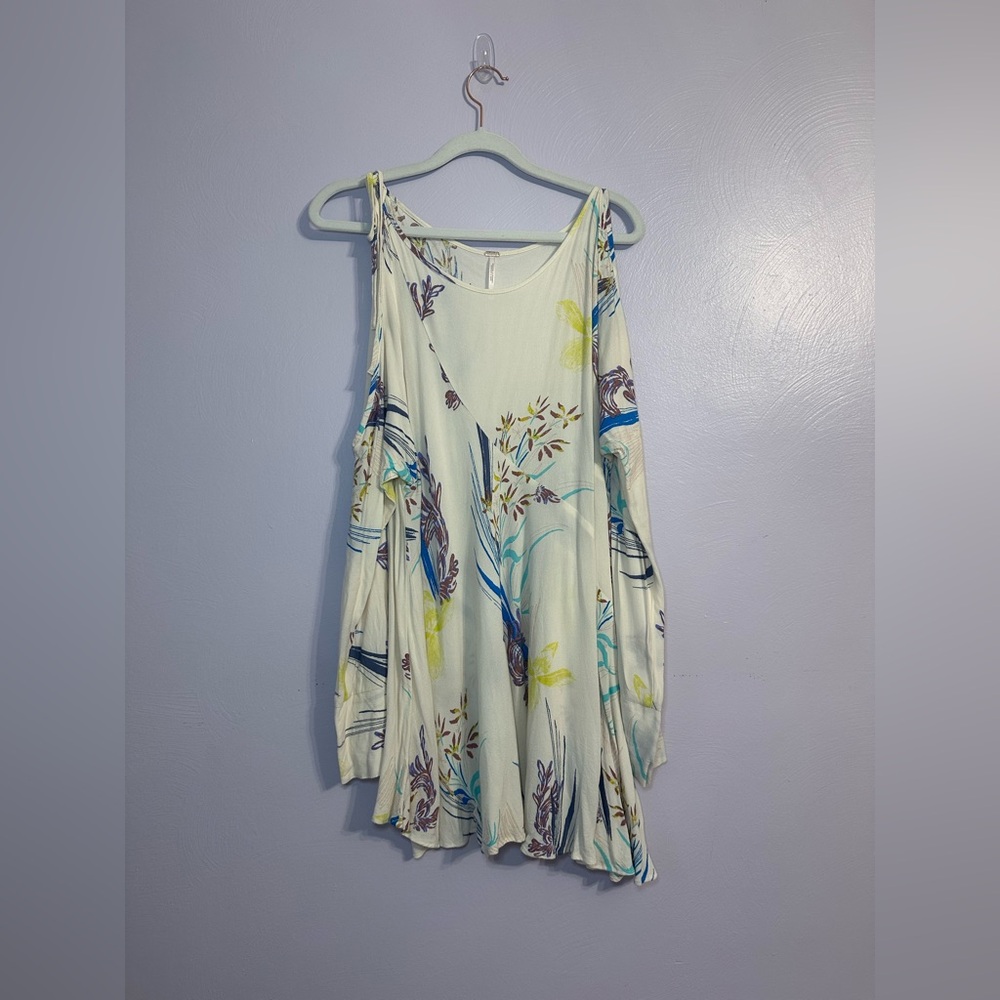 Free People Clear Skies Printed Tunic Dress Size Small
